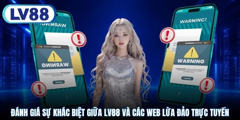 Đánh giá sự khác biệt giữa LV88 và các web lừa đảo trực tuyến